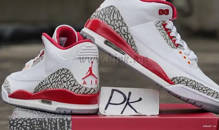 God Cardinal retro to air materials Pk ready 3 jordan ship Red retail 0527